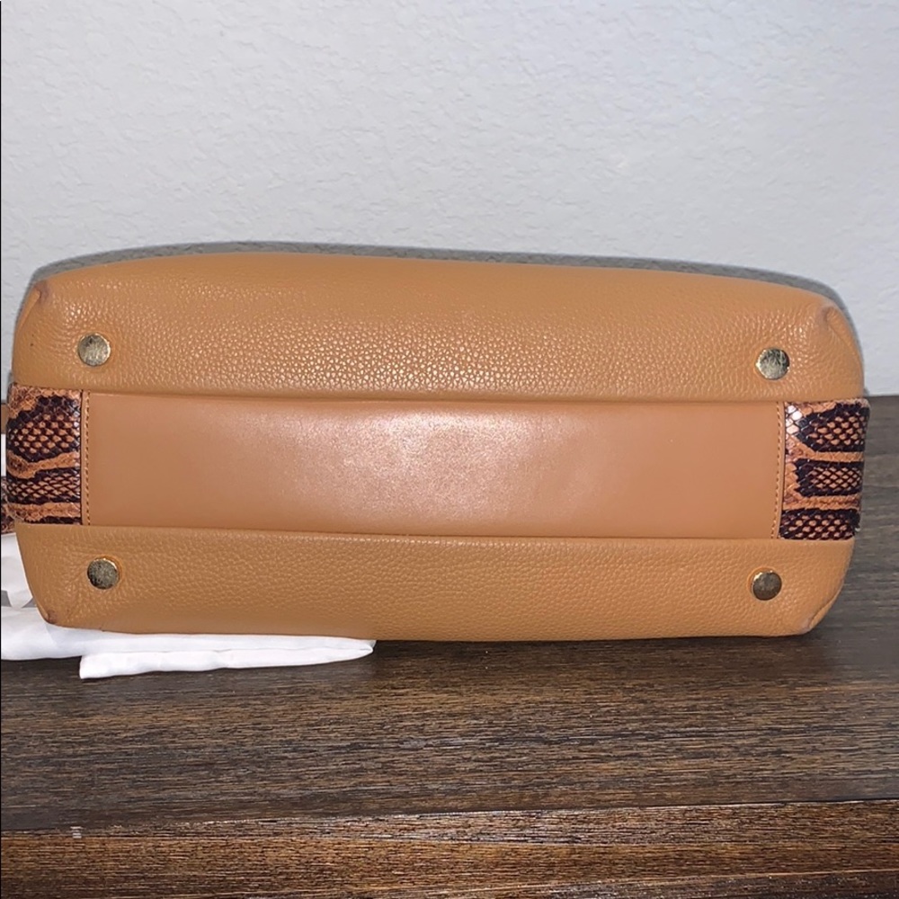 Michael Kors Rollins Lg Python-Embossed Satchel - image 6